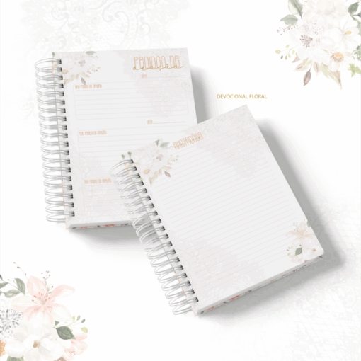 Caderno Devocional Mamãe ou Vovó Floral - Imagem 5