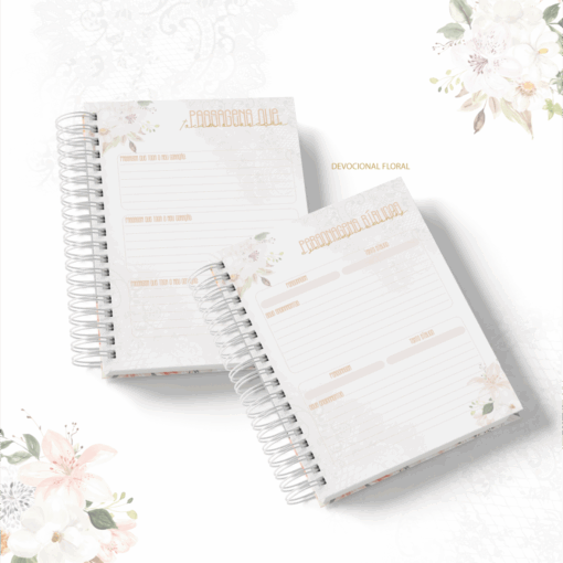 Caderno Devocional Mamãe ou Vovó Floral - Imagem 6