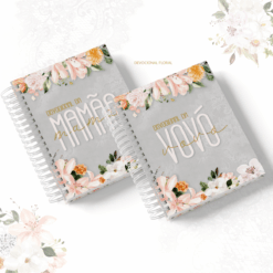 Caderno Devocional Mamãe ou Vovó Floral