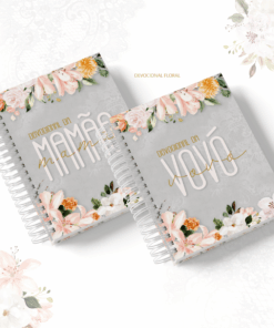 Caderno Devocional Mamãe ou Vovó Floral