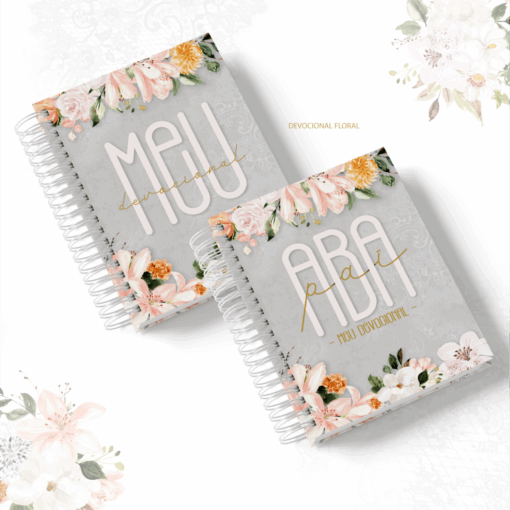 Caderno Devocional Mamãe ou Vovó Floral - Imagem 2
