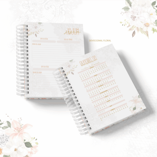 Caderno Devocional Mamãe ou Vovó Floral - Imagem 3