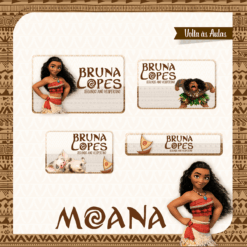 Kit Etiquetas Moana