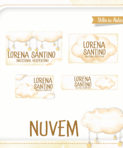 Kit Etiquetas Nuvem