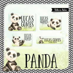 Kit Etiquetas Panda