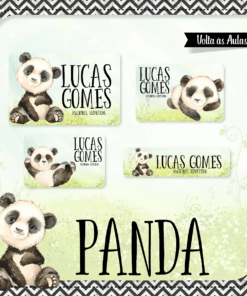 Kit Etiquetas Panda