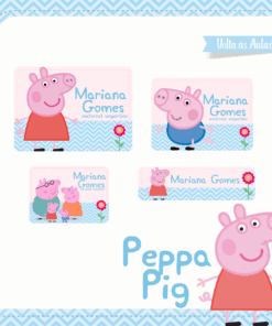 Kit Etiquetas Peppa
