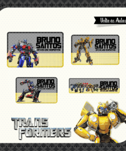Kit Etiquetas Transformers