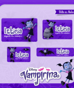 Kit Etiquetas Vampirina