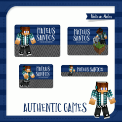 Kit Etiquetas Escolares Authentic Games