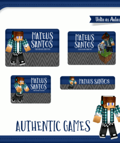 Kit Etiquetas Escolares Authentic Games