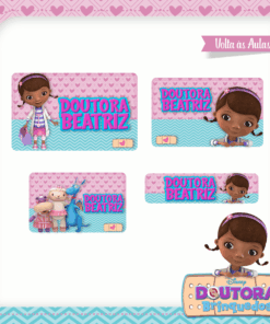 Kit Etiquetas Escolares Dra. Brinquedos
