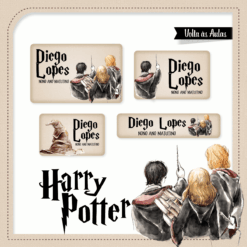 Kit Etiquetas Escolares Harry Potter