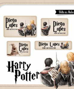 Kit Etiquetas Escolares Harry Potter