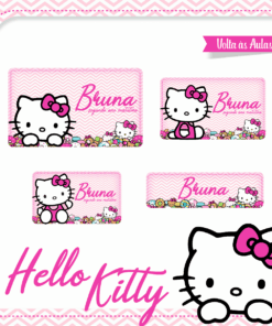 Kit Etiquetas Escolares Hello Kitty