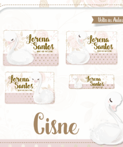 Kit Etiquetas Escolares Cisne