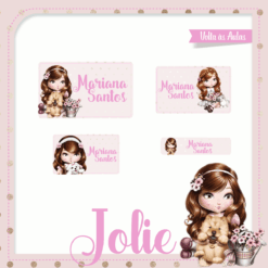 Kit Etiquetas Escolares Jolie