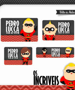 Kit Etiquetas Os Incríveis
