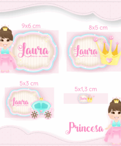 Kit Etiquetas Princesa