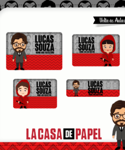 Kit Etiquetas La Casa de Papel