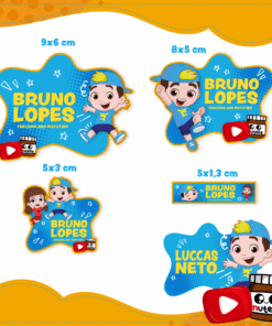 Kit Etiquetas Luccas Neto