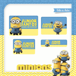 Kit Etiquetas Minions
