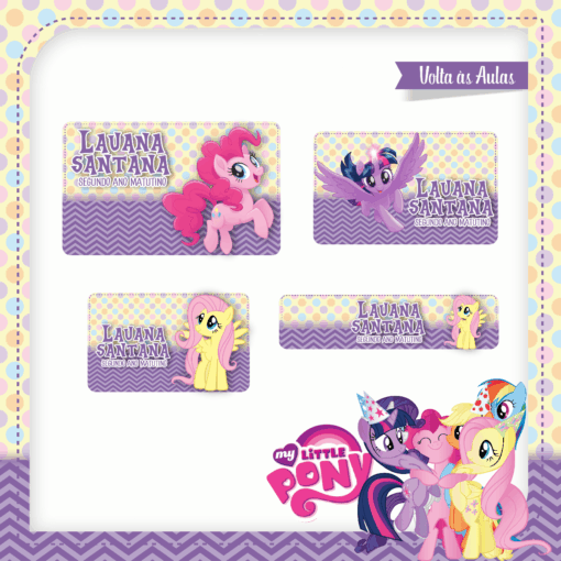 Kit Etiquetas My Little Pony