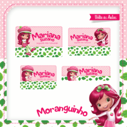 Kit Etiquetas Moranguinho