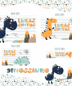Kit Etiquetas Escolares Dino Baby