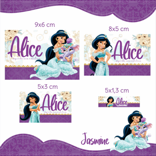 Kit Etiquetas Escolares Jasmine