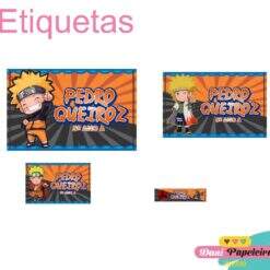 Kit Etiquetas Naruto