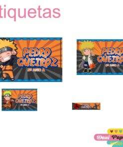 Kit Etiquetas Naruto