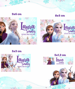 Kit Etiquetas Escolares Frozen