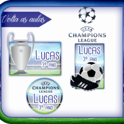 Kit Etiquetas Escolares Champions League