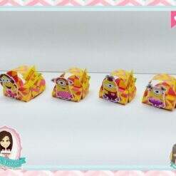 Forminha Para Doce Cesta Minions