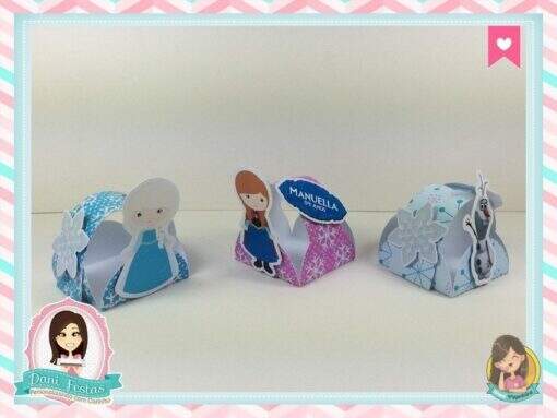 Forminha Para Doce com Alça  Frozen
