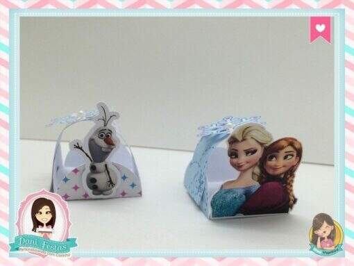 Forminha Para Doce com Alça  Frozen - Imagem 2