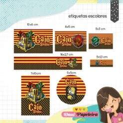 Kit Etiquetas Harry Potter
