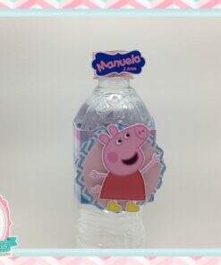 Rótulo Para Água  Peppa Pig