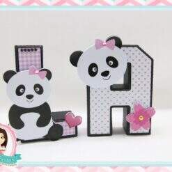Letras 3d Panda