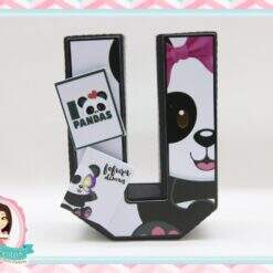 Alternative view of Letras 3d Panda