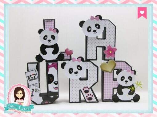 Letras 3d Panda - Imagem 4