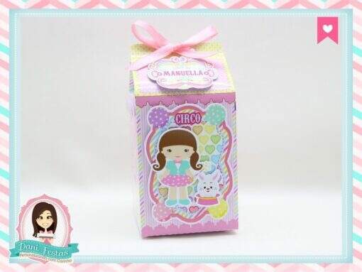 Caixa Milk Circo Rosa