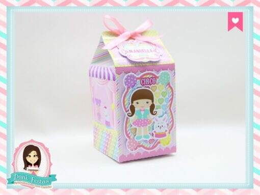 Caixa Milk Circo Rosa - Imagem 2