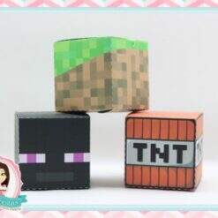 Caixa Quadradinha Minecraft