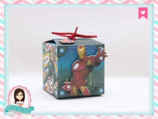 Caixa Cubo Os Vingadores