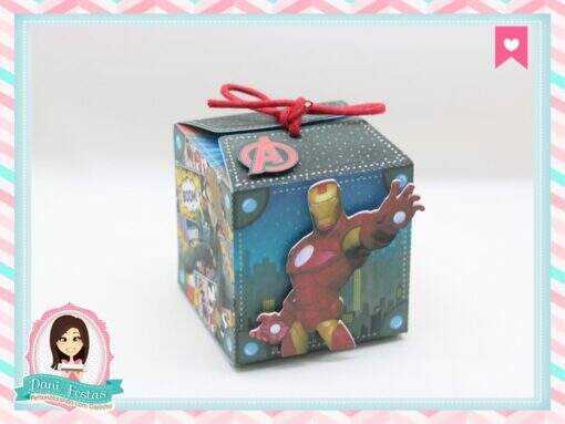 Caixa Cubo Os Vingadores - Imagem 2