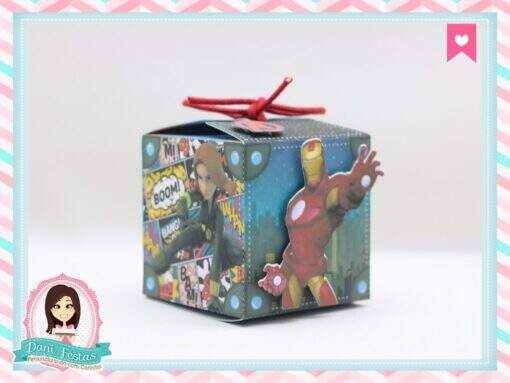 Caixa Cubo Os Vingadores - Imagem 3