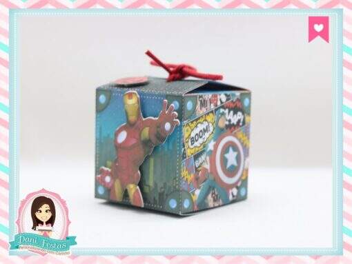 Caixa Cubo Os Vingadores - Imagem 4