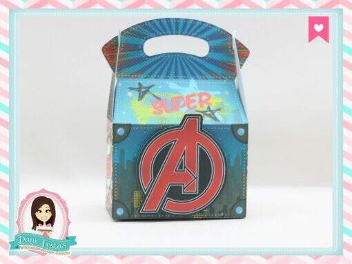 Caixa Estilo Maleta Os Vingadores